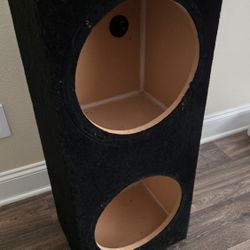 Dual 12 In Sealed Subwoofer Box Eclosure