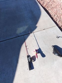 2: fishing pole with real for sale kids