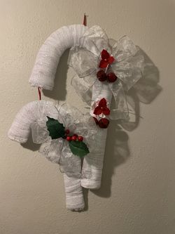 Candy, Cane Wreath