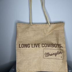 Wrangler ‘Long Live Cowboys’ Tote Bag BRAND NEW