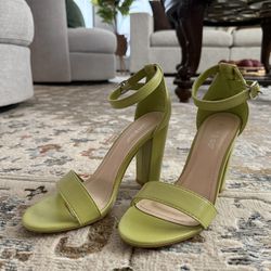 Green Lime Heels