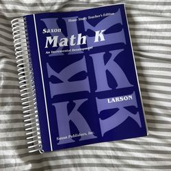 Saxon Math K