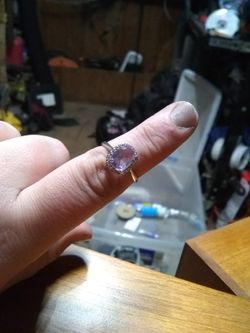 Amethyst ring size 9