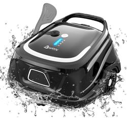 (2024 Upgraded) A1 Cordless Robotic Pool Cleaner with 4 Cleaning Cycles, Automatic Pool Vacuum 