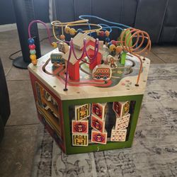 Wooden Activity Play Cube