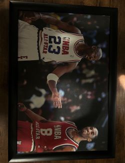Kobe Jordan All Star Frame