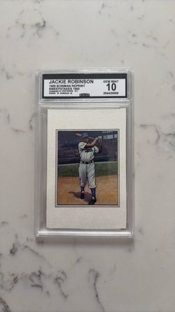 Jackie Robinson 1989 Bowman Reprint CCG Gem Mint 10
