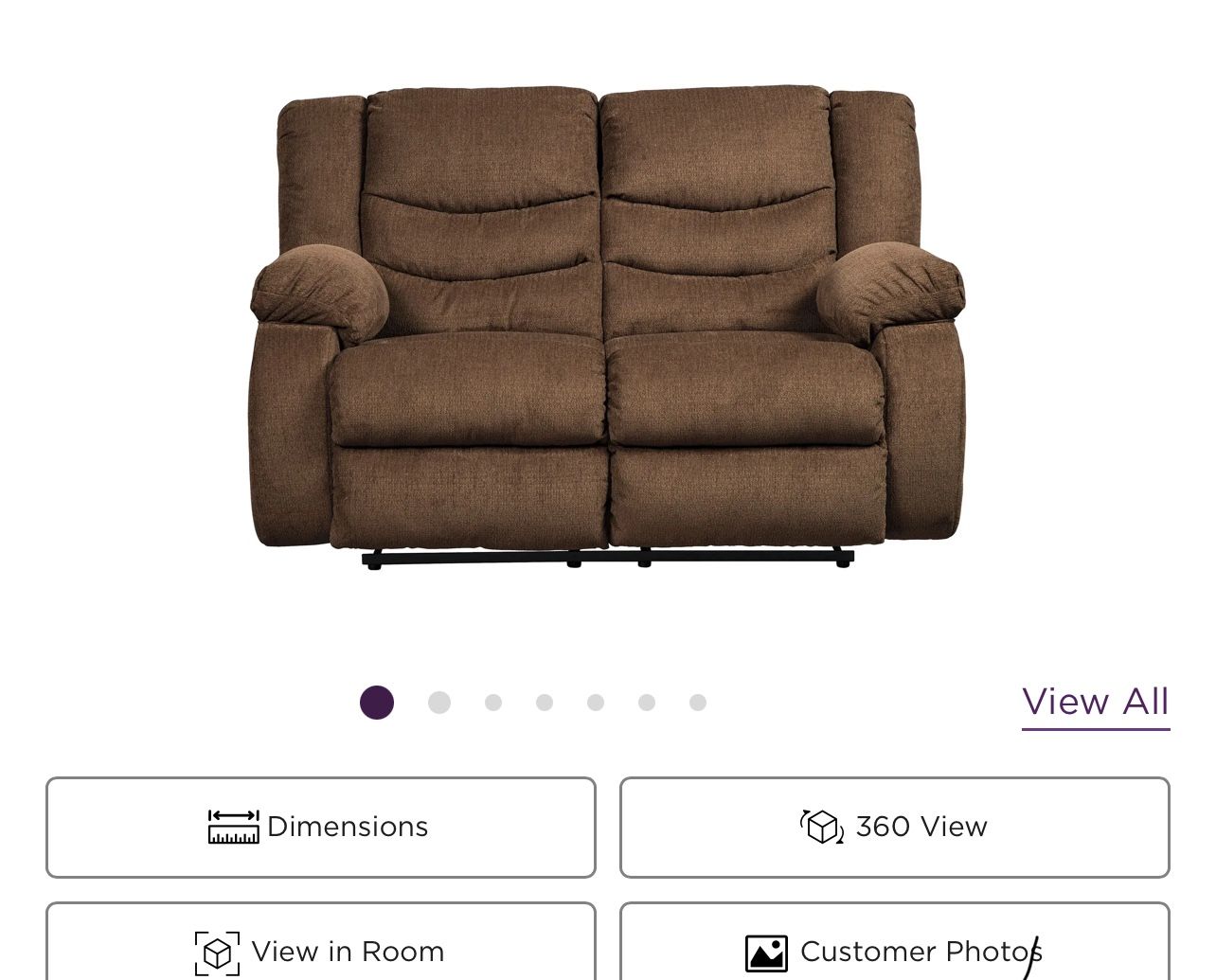 2 Reclining Love Seats For Sale .