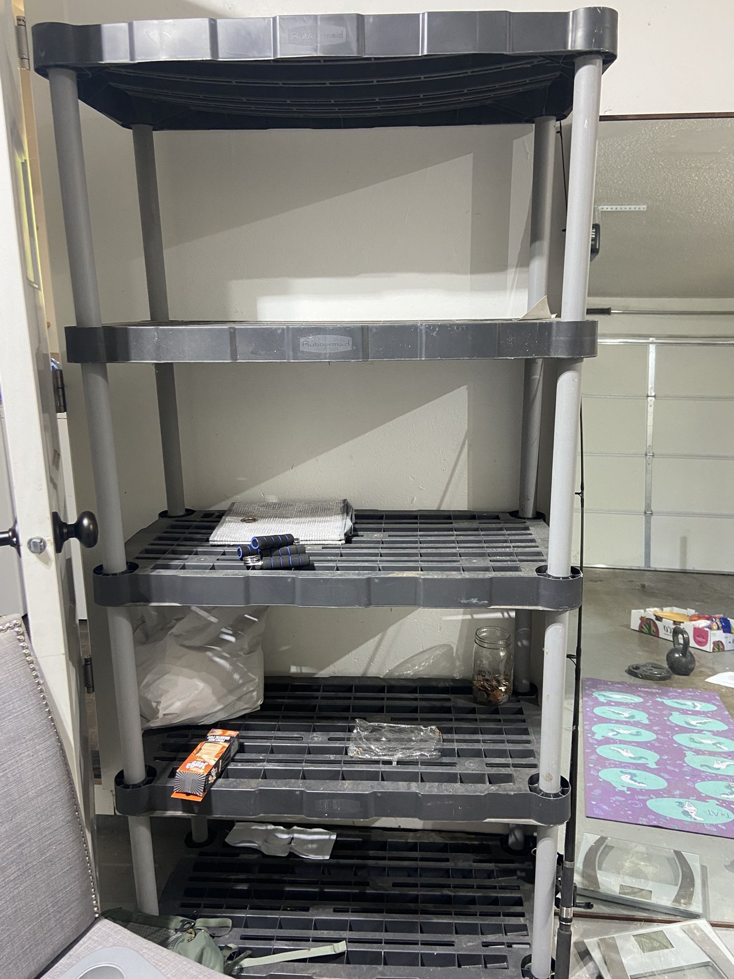 5 Tier Plastic Shelves