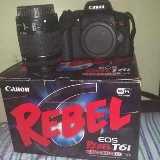 Mint Canon EOS Rebel T6i EF-S 18-55mm IS STM Lens Kit