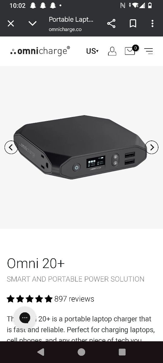 Omni Charge 20+ Charger