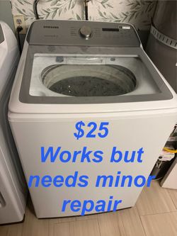 Samsung Top-Load Washer – Works, Needs Repair – $25