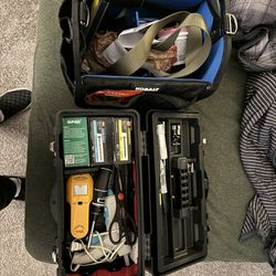 Tool Box And Tool Bag Plus Some Random Tools