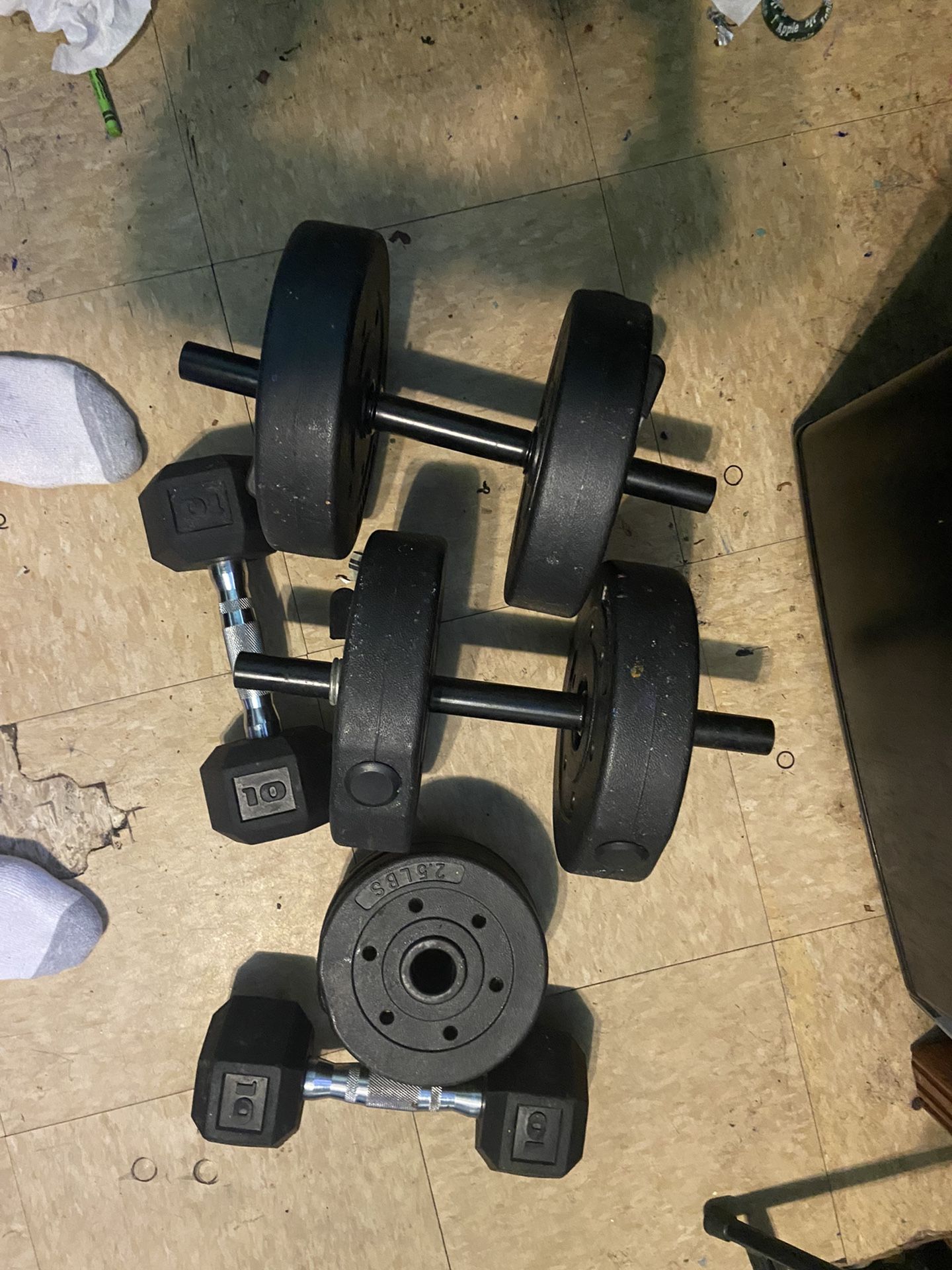 4 dumbells