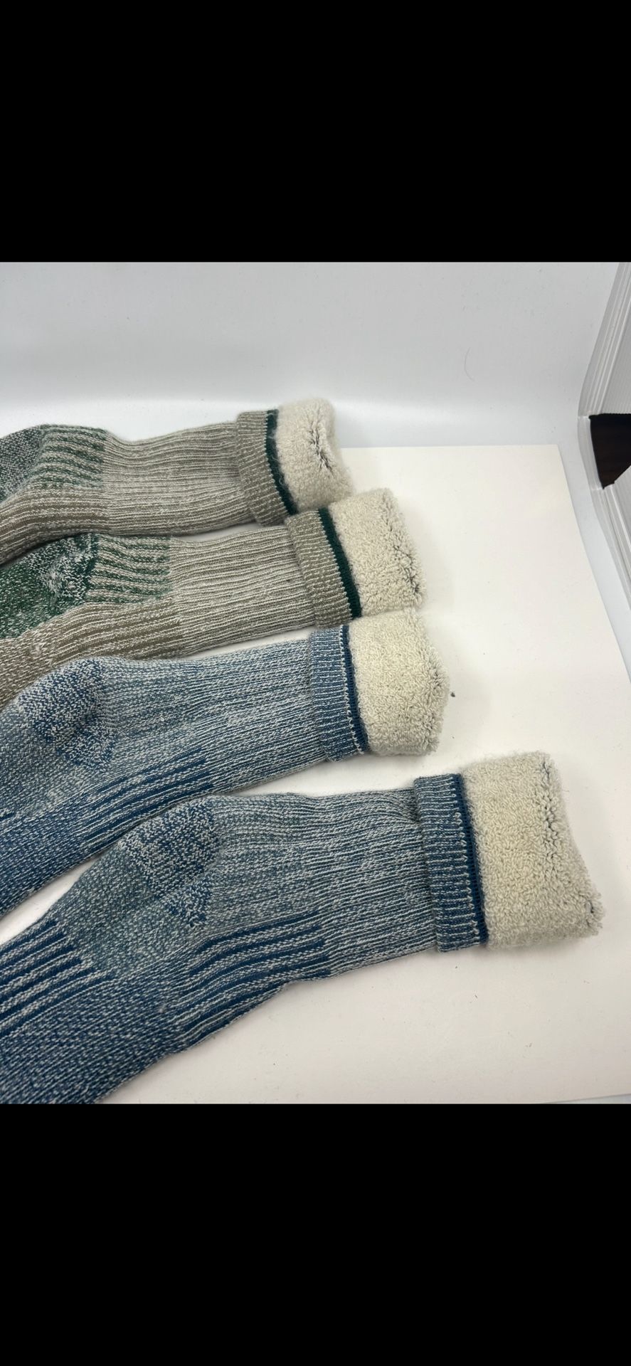 LL Bean Fleece Lined Socks Winter