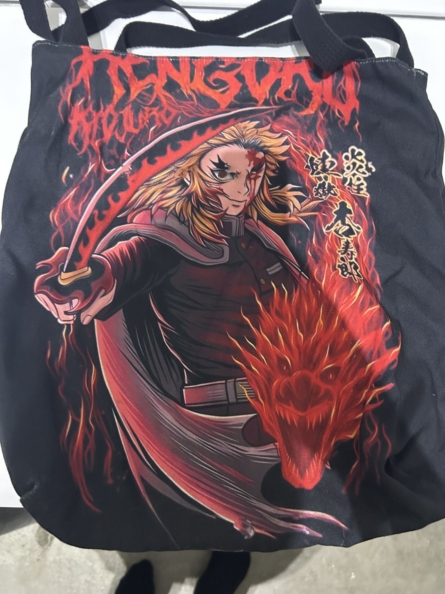 Demon Slayer Rengoku Tote Bag