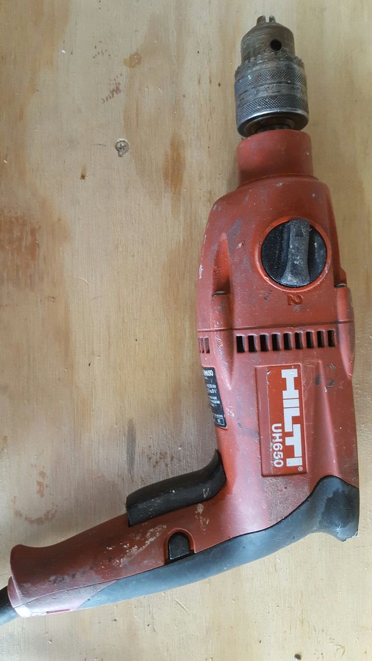 Hilti uh 650 hammer drill