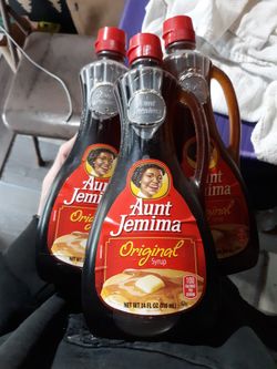 Original Unopened Aunt Jemima Syrup With Vintage Discontinued Label 