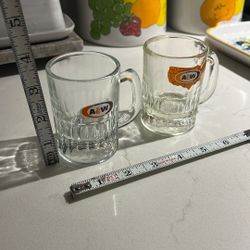 A&W Glass Cups