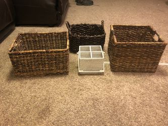 Home decor basket bundle!!