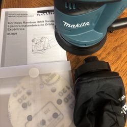 Makita 18V LXT 5 in. 3-Speed Random Orbit Sander (Tool-Only) New