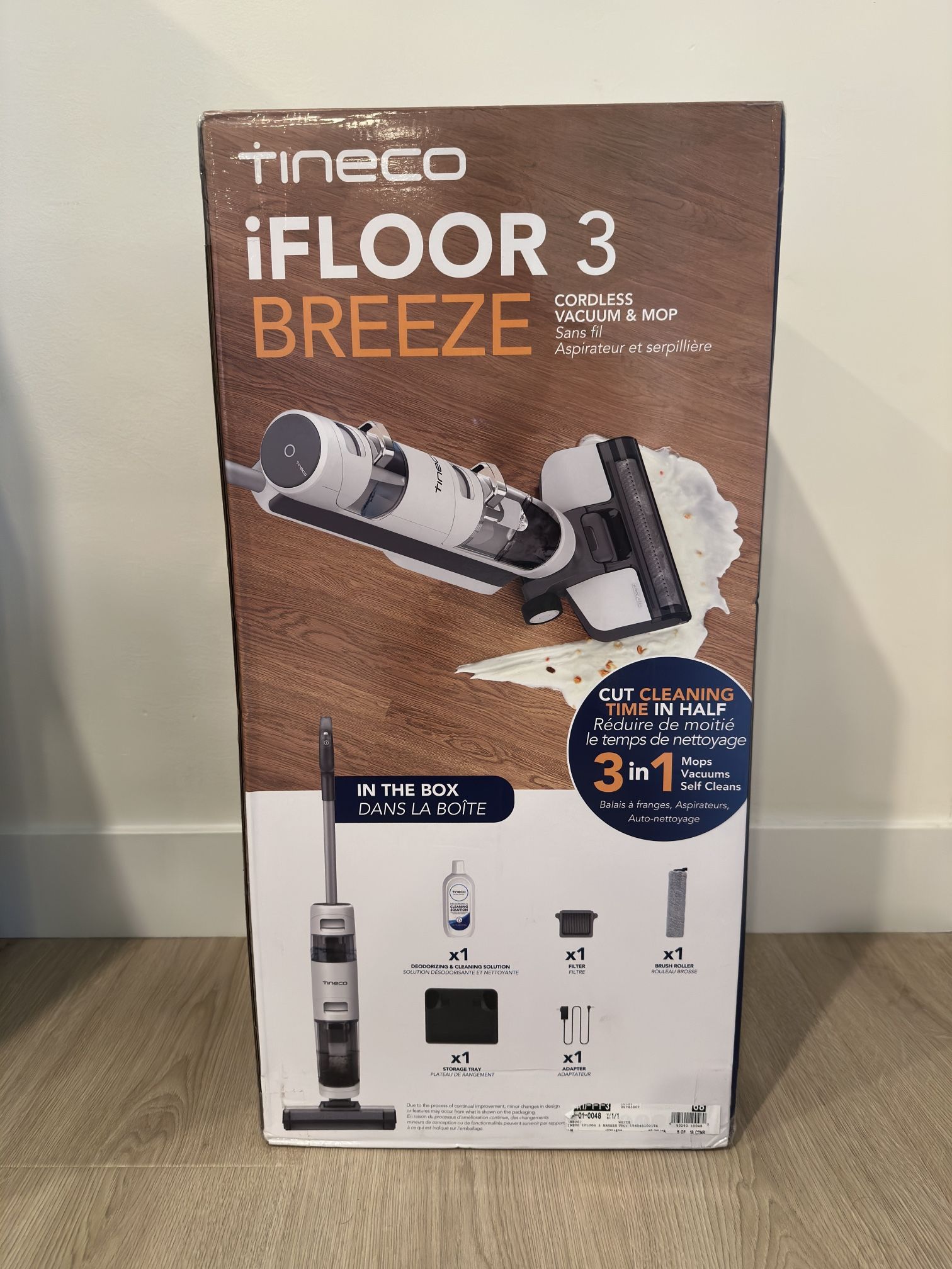 Tineco iFloor 3 Breeze Vacuum **Brand New**