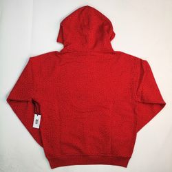 Red rhinestone hoodie
