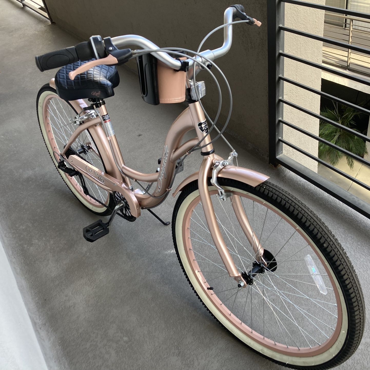 rose gold kent bike