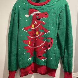 T-Rex Ugly Christmas Sweater