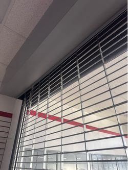 Security gate commercial door