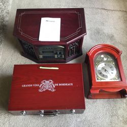 OFFICE BAR, Clock, And STEREO