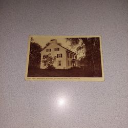 EXTREMELY RARE VINTAGE EARLY 1900'S MAJ. GEN. ANTHONY WAYNE'S HEADQUARTERS, VALLEY FORGE, PA. UNUSED POSTCARD 