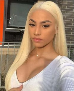 Long Straight Blonde Wig Hair