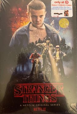 Netflix STRANGER THINGS The Complete 1st Season (Blu-Ray + DVD-2016) NEW!