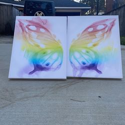 Butterfly Wall Painting