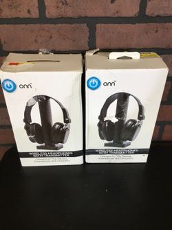 Wireless headphones w transmitter