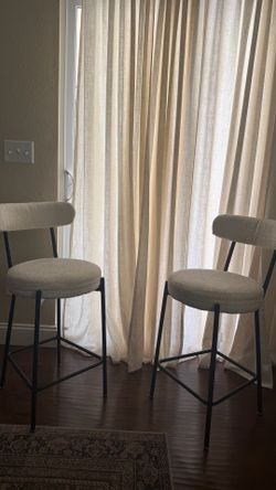 Boucle barstools