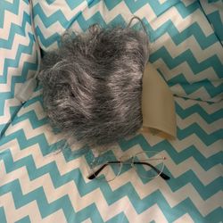 Old Man Wig And Glasses