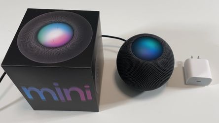 Two Apple HomePod Minis