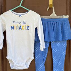 Carter’s Bodysuit And Tutu Set 18 Months .