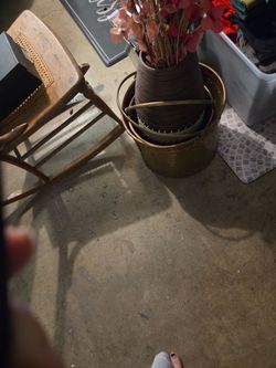 Antique buckets copper buckets