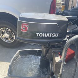 Tohatsu 5HP Long Shaft 20 Inch Outboard