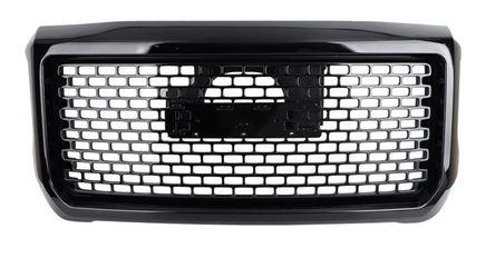 YEQSHNG Glossy Black Grill Compatible With 2014-2015 GMC Sierra 1500 Denali