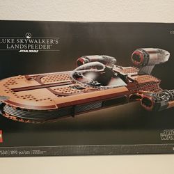 Lego 75341 Luke Skywalker's Landspeeder X-34 UCS Ultimate Collectors Series Star Wars Disney Brand New Unopened In Hand C3PO No R2D2