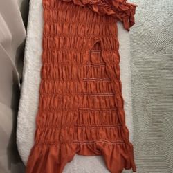 Orange Skirt 