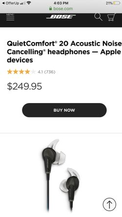 Bose Noise cancelling ear buds