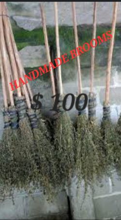 HANDMADE BROOMS $100  EACH 