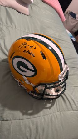 Signed and authenticated Aaron Rodger’s