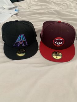 Exclusive New Era Hats 7 1/2 Cubs, Diamond Backs