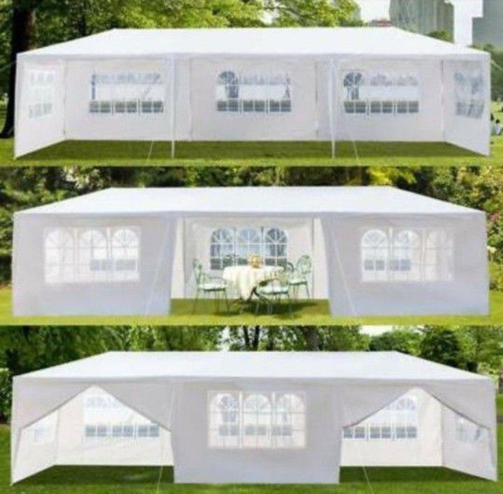 10x30 wedding party tent outdoor canopy tent with 8 side walls white FOR SALE Carpa